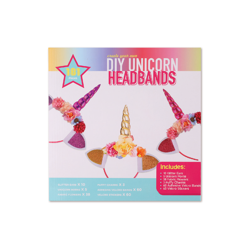 DIY Unicorn Headbands Kids Creative Toy